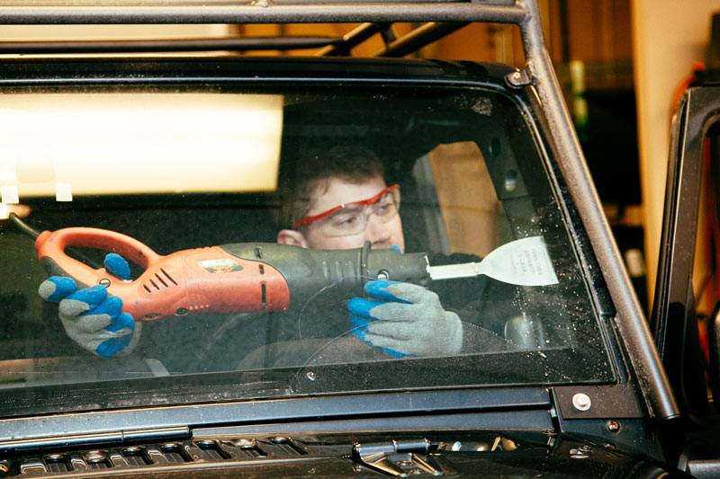 Windshield Repair Inspection Mirror