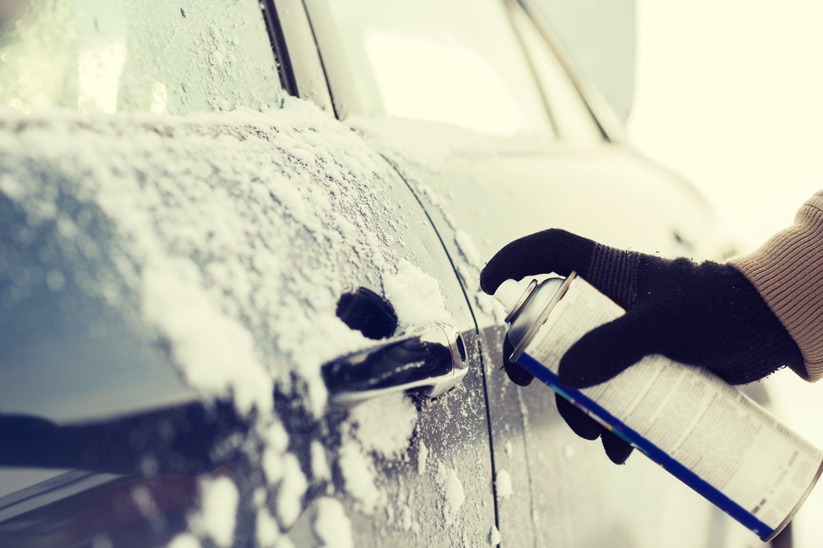 Common Winter Car Problems frozen door handle