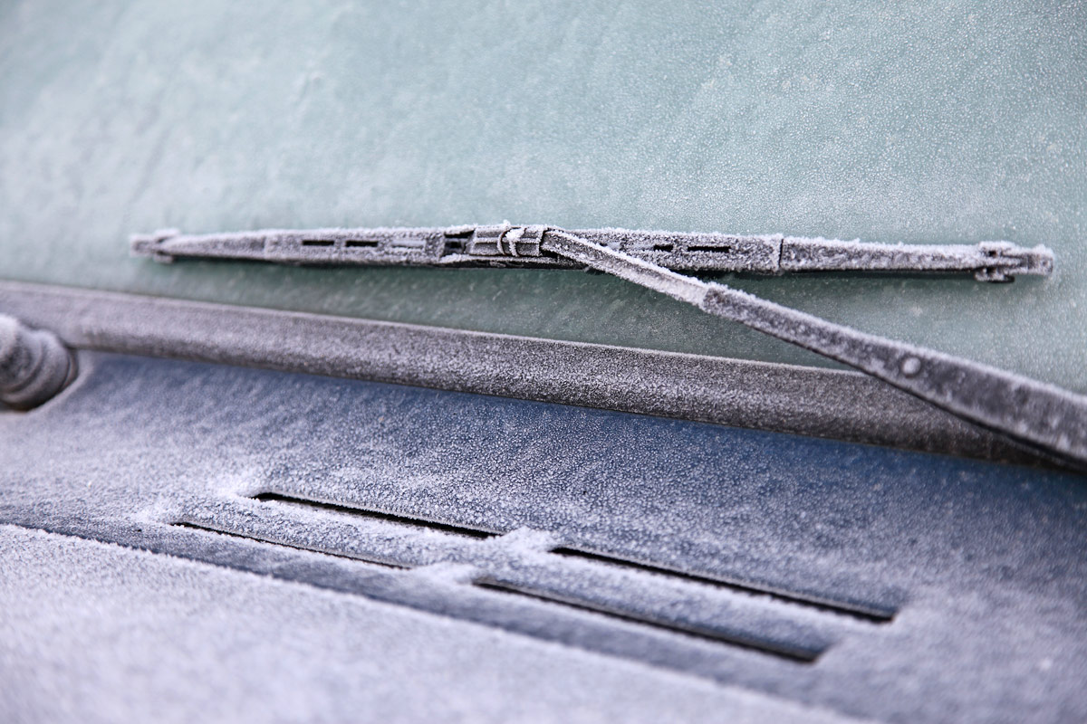 Common Winter Car Problems frozen windshield and wipers