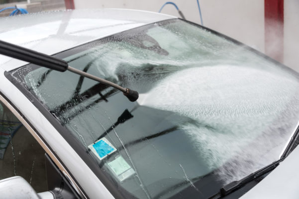 windshield leak