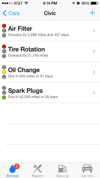 Car Minder Car Maintenance Apps