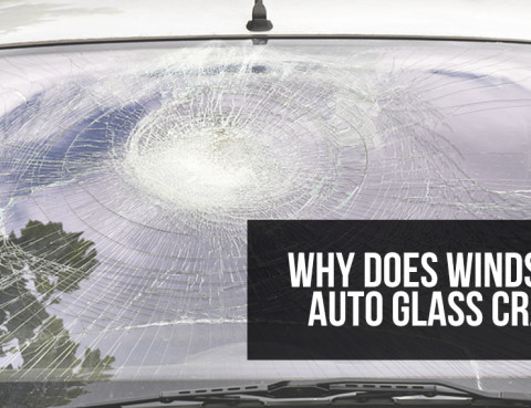 Why does windshield auto glass crack instead of shatter feature