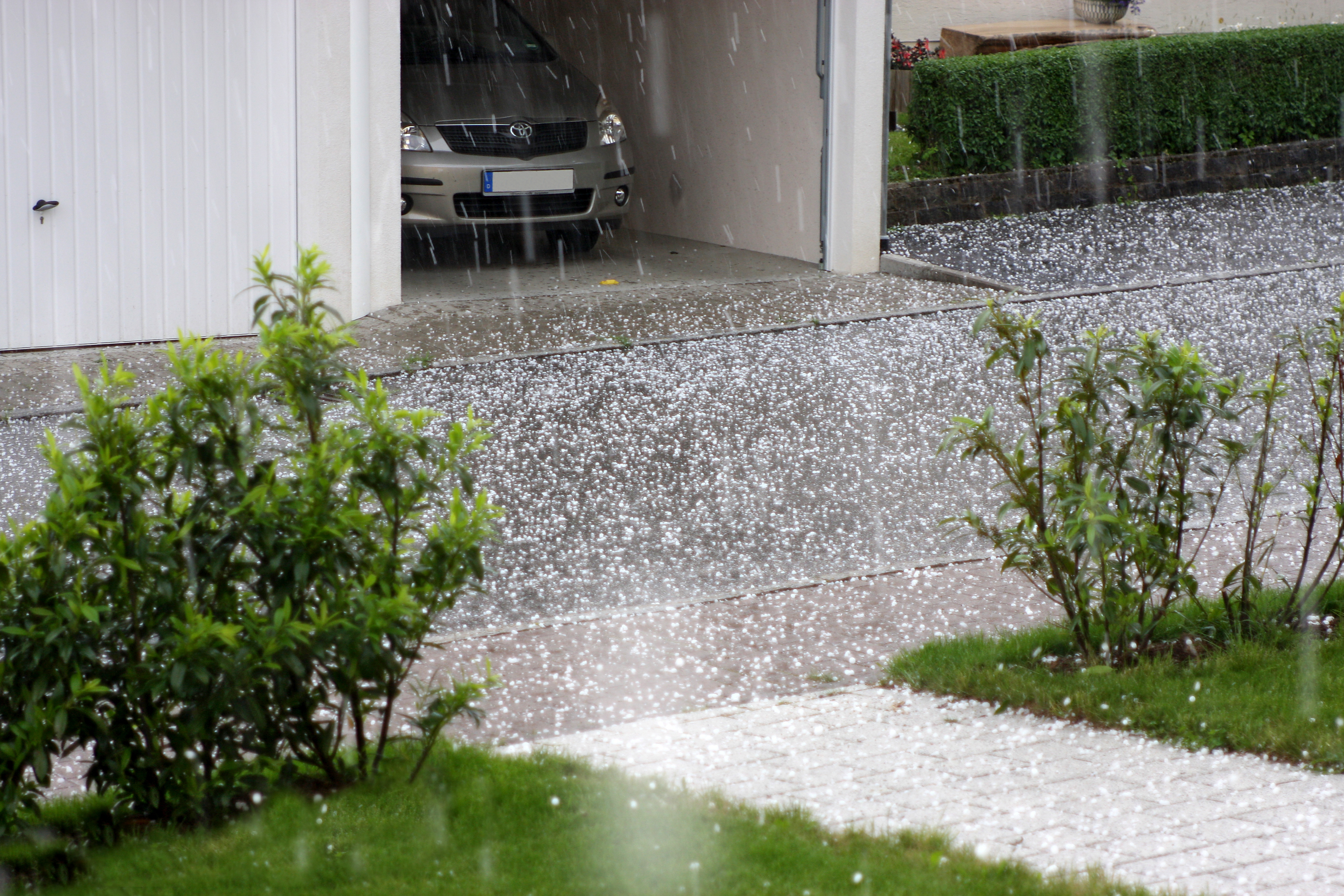 Cover your car to protect it from summer hail