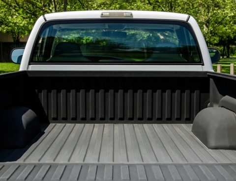 clean truck bed